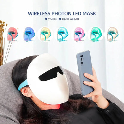 Smugle LED Face Mask - Photon Light Facial Skin Beauty